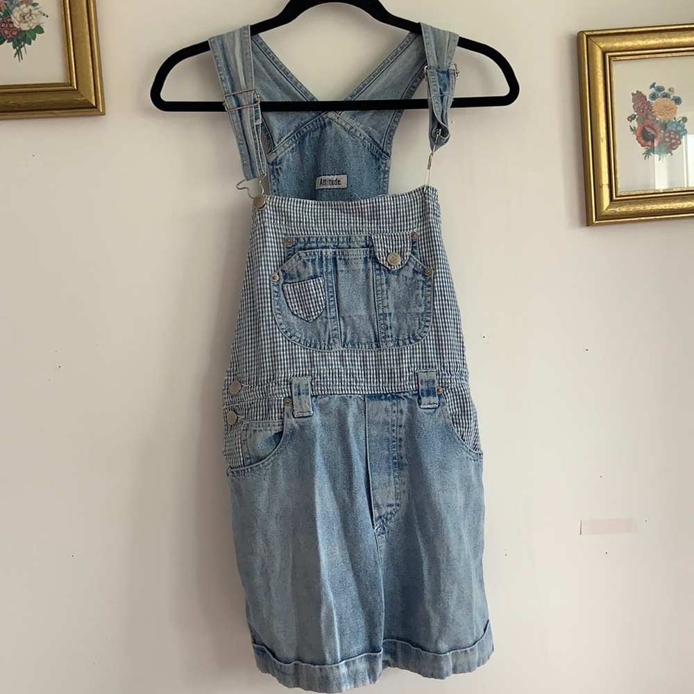Vintage Denim Shortalls